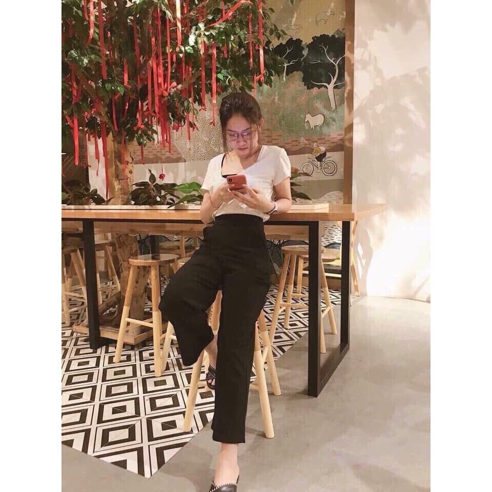 QUẦN ỐNG SUÔNG KHÓA SƯỜN