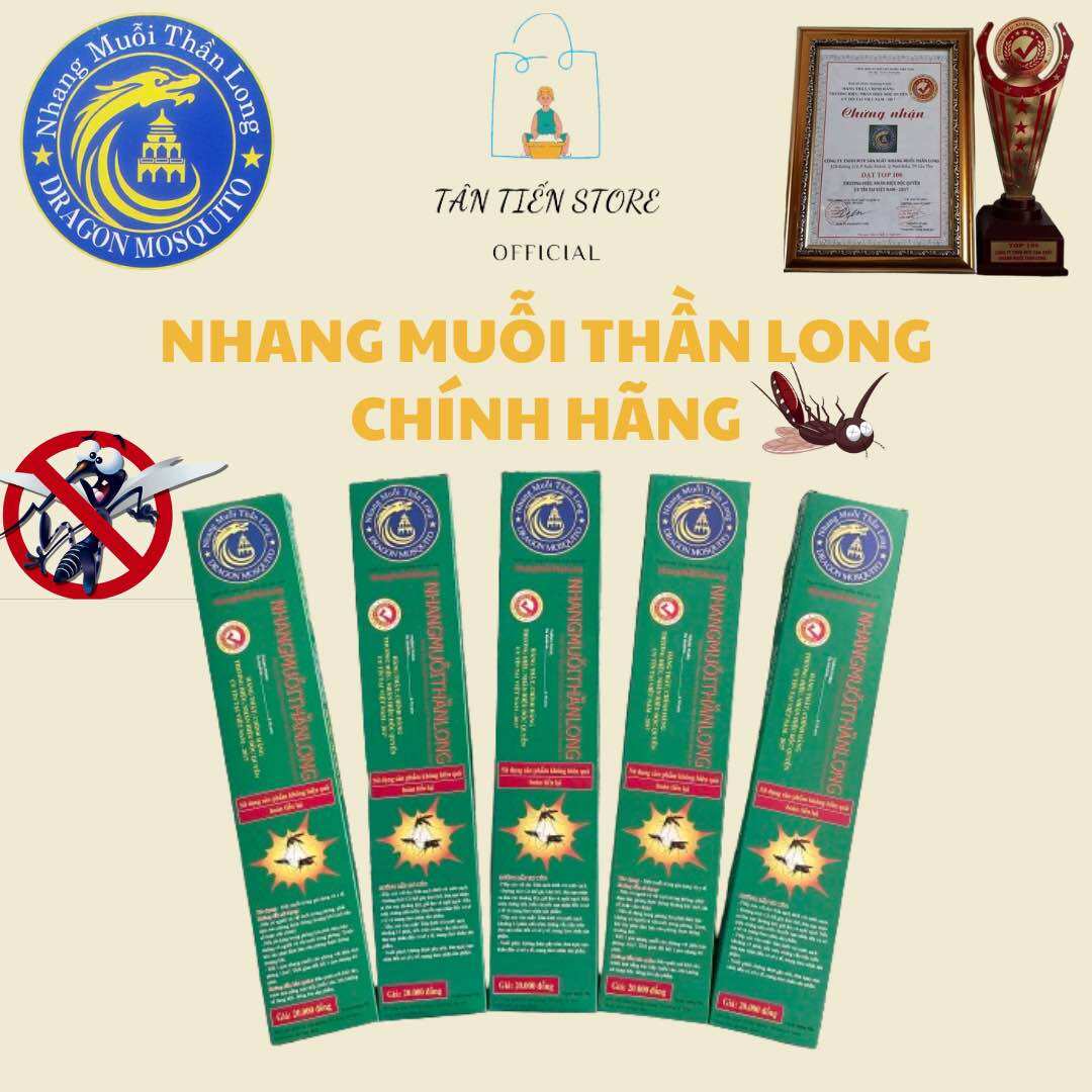 Combo 5 hộp Nhang muỗi Thần Long - 30 cây/hộp