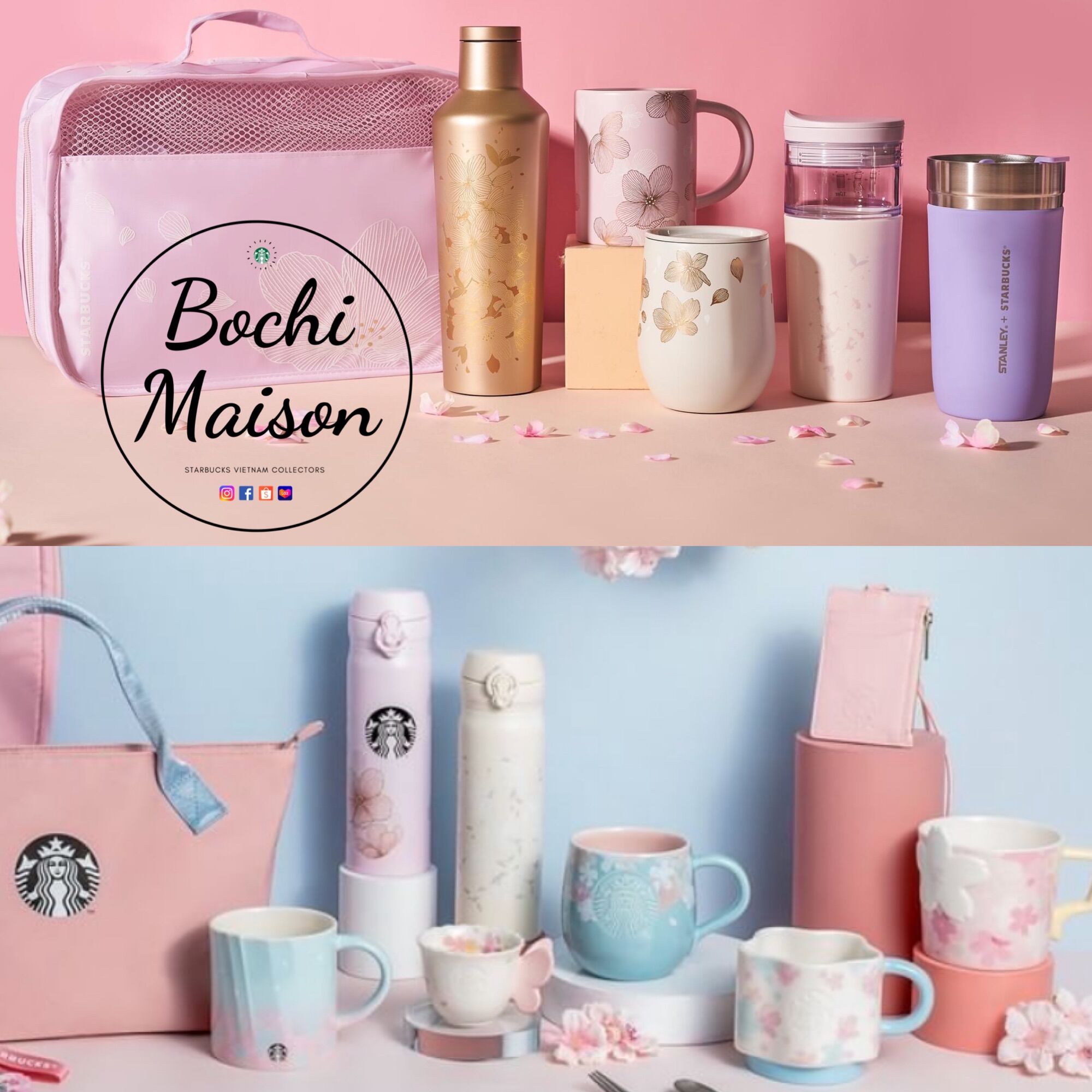 |CHÍNH HÃNG| STARBUCKS COLLECTION - BST Bình nước, Ly giữ nhiệt, Cốc sứ, Cốc thuỷ tinh