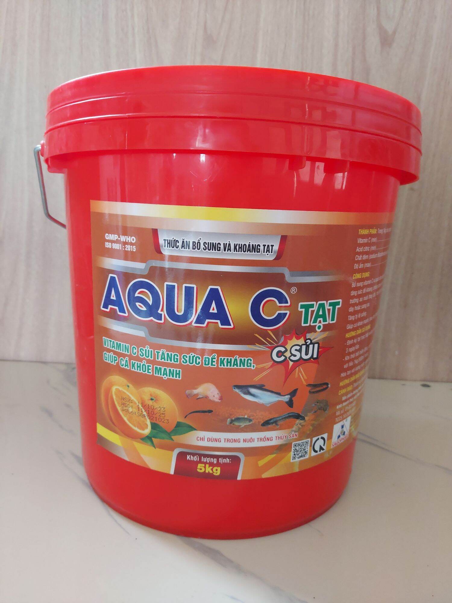 1kg Vitamin c 30% dùng cho ốc, cá, ếch, lương,... giúp tăng sức đề kháng, chống stress
