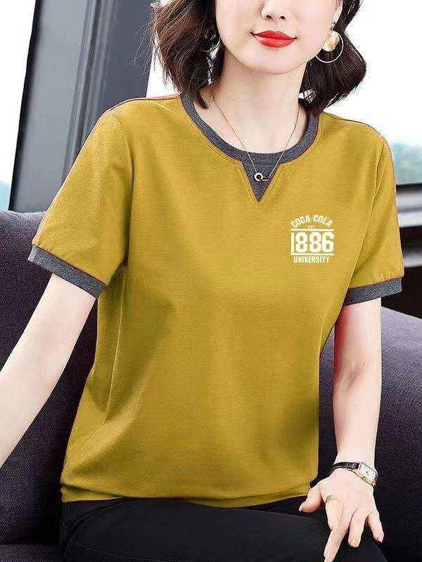 HUAXUNRAN | Áo Thun Dài Túi Dày Che Bụng Cỡ Lớn