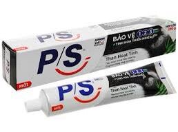 Kem đánh răng P S bảo vệ 123 than hoạt tính & tinh chất than tre 190 g
