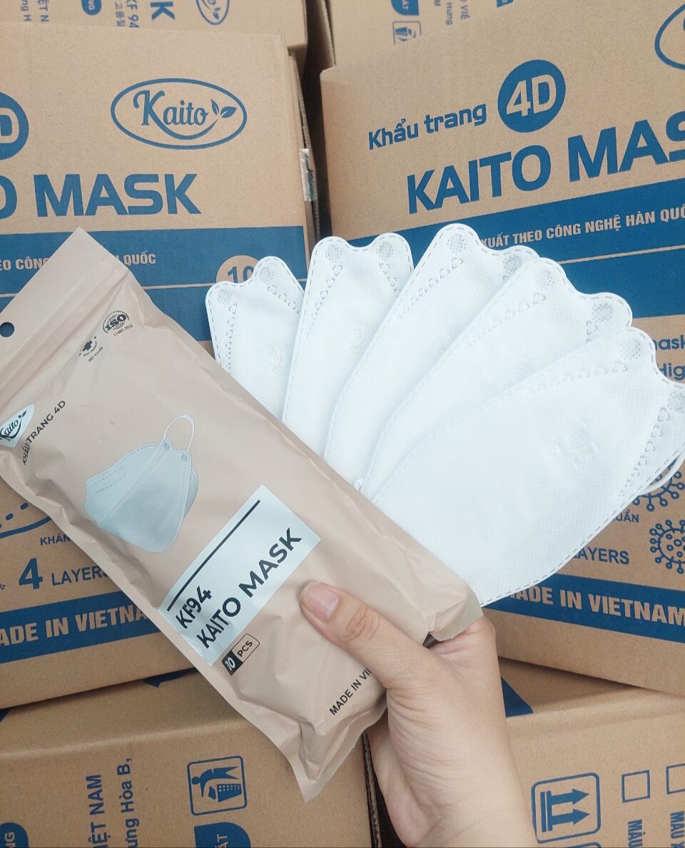 Thùng 300 cái khẩu trang 4D kaito mask