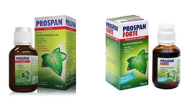 Siro ho Prospan Forte, viêm phế quản chai 100ml
