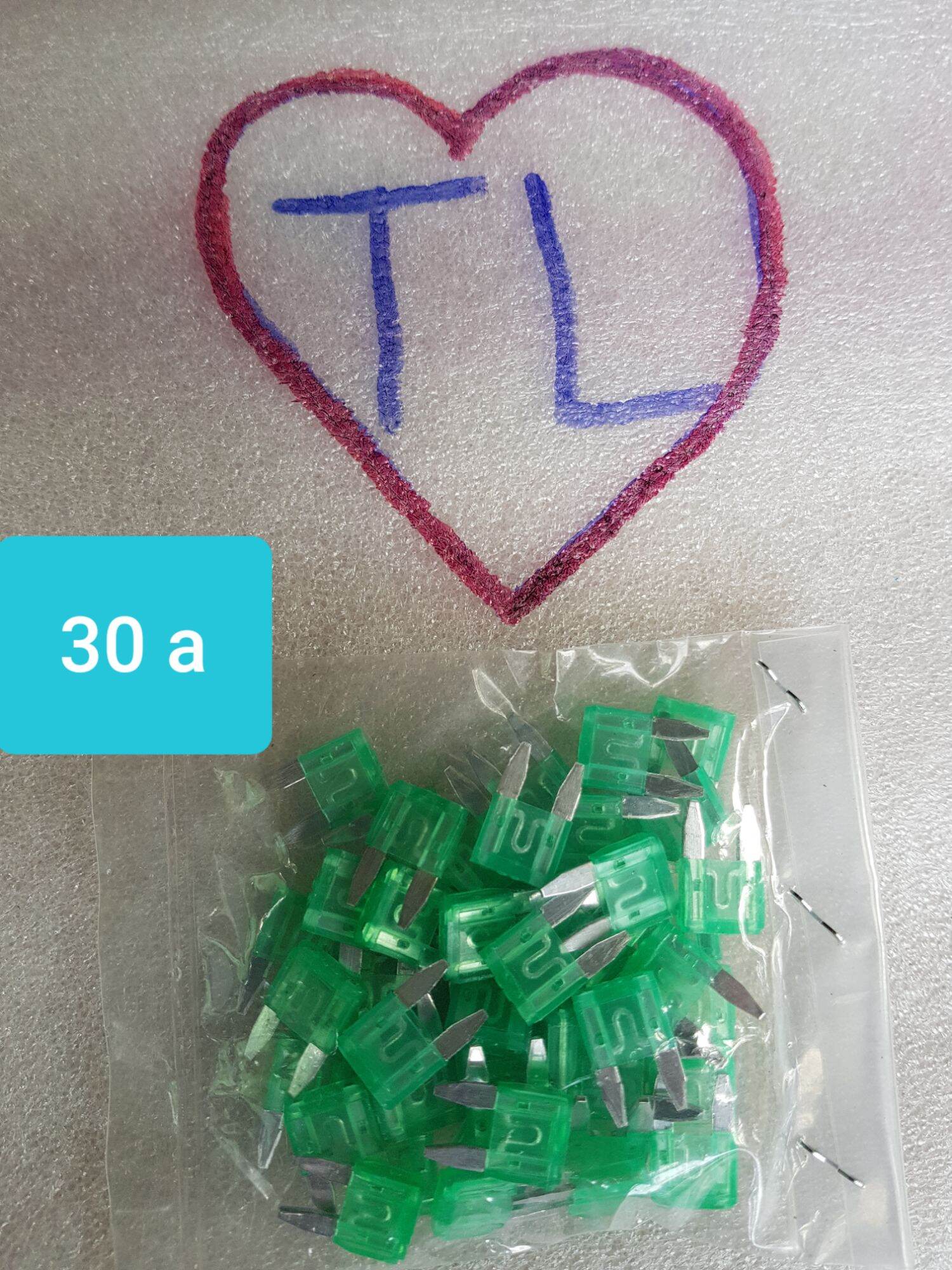 cầu chì dẹp To - nhỏ (10 cái) (loại tốt)