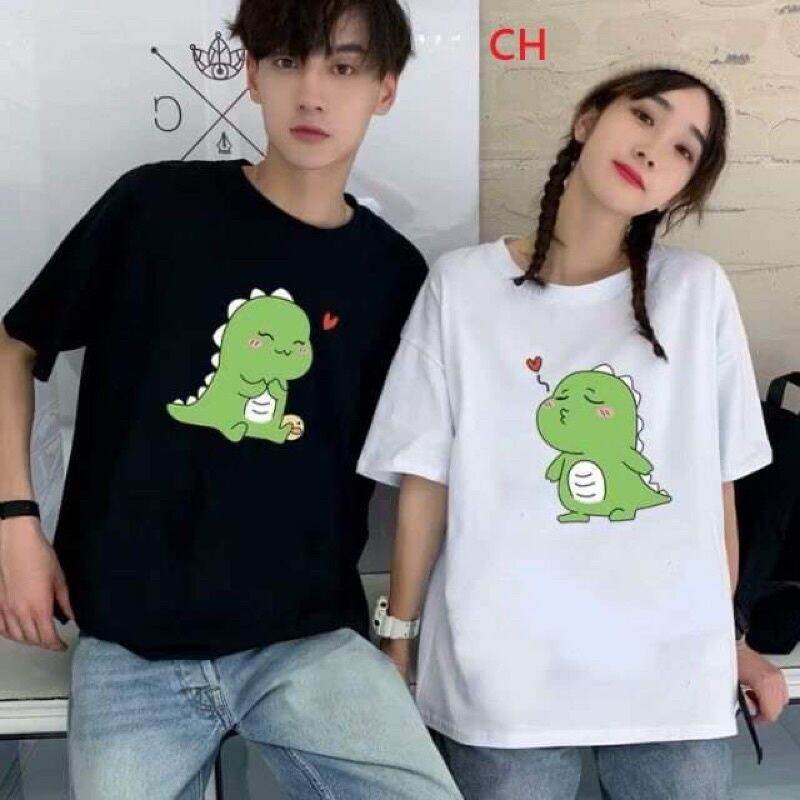 Áo đôi khủng long xanh (1 đôi)