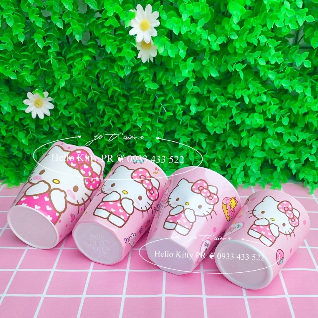 Ly cốc dung tích 200ml, 300ml, 480ml, 550ml Hello Kitty