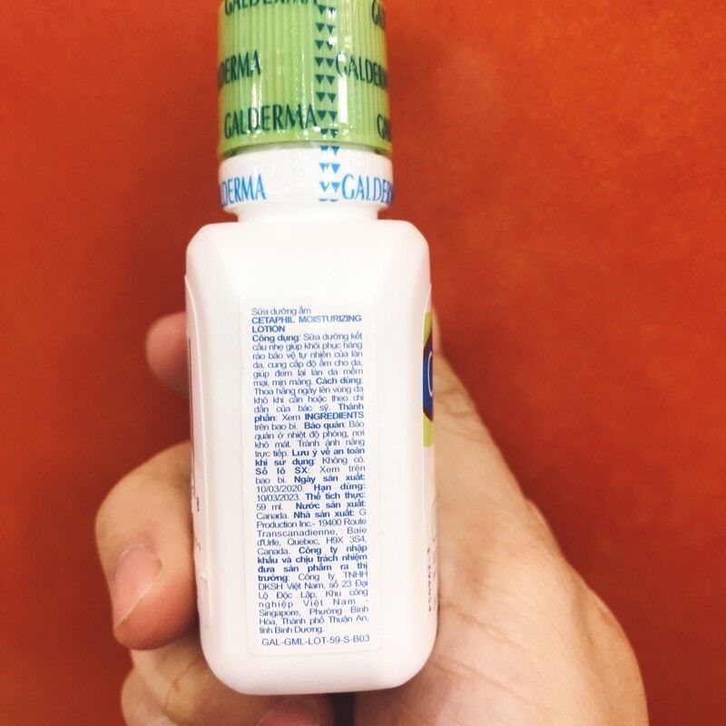 Sữa dưỡng ẩm Cetaphil Moisturizing Lotion 59ml