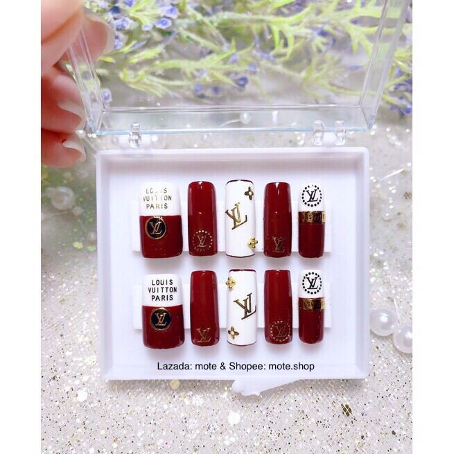 [Hcm] - Móng Tay Úp Nails Thiết Kế Lv 2 - Tặng Keo Và Dũa