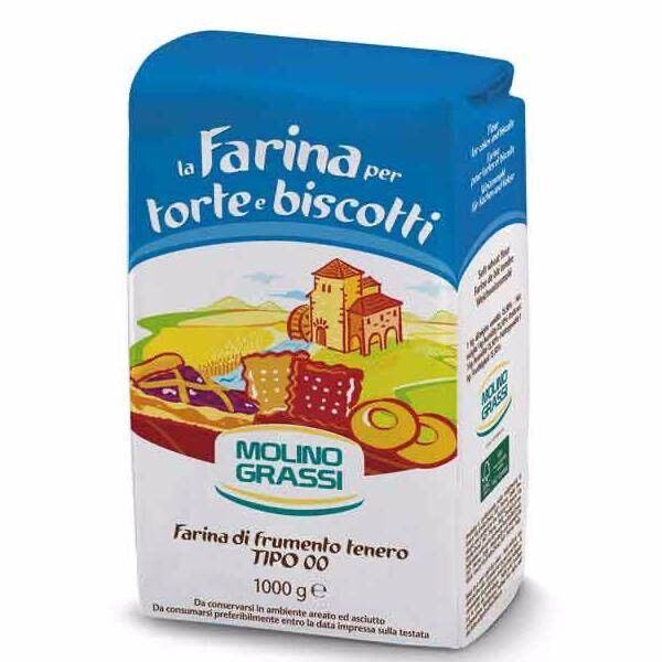 Bột mỳ cake Molino Grassi Ý 1kg