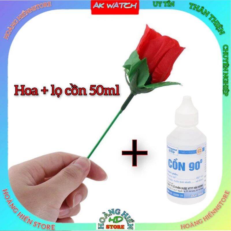 Dụng cụ ảo thuật ngọn lửa biến ra hoa hồng