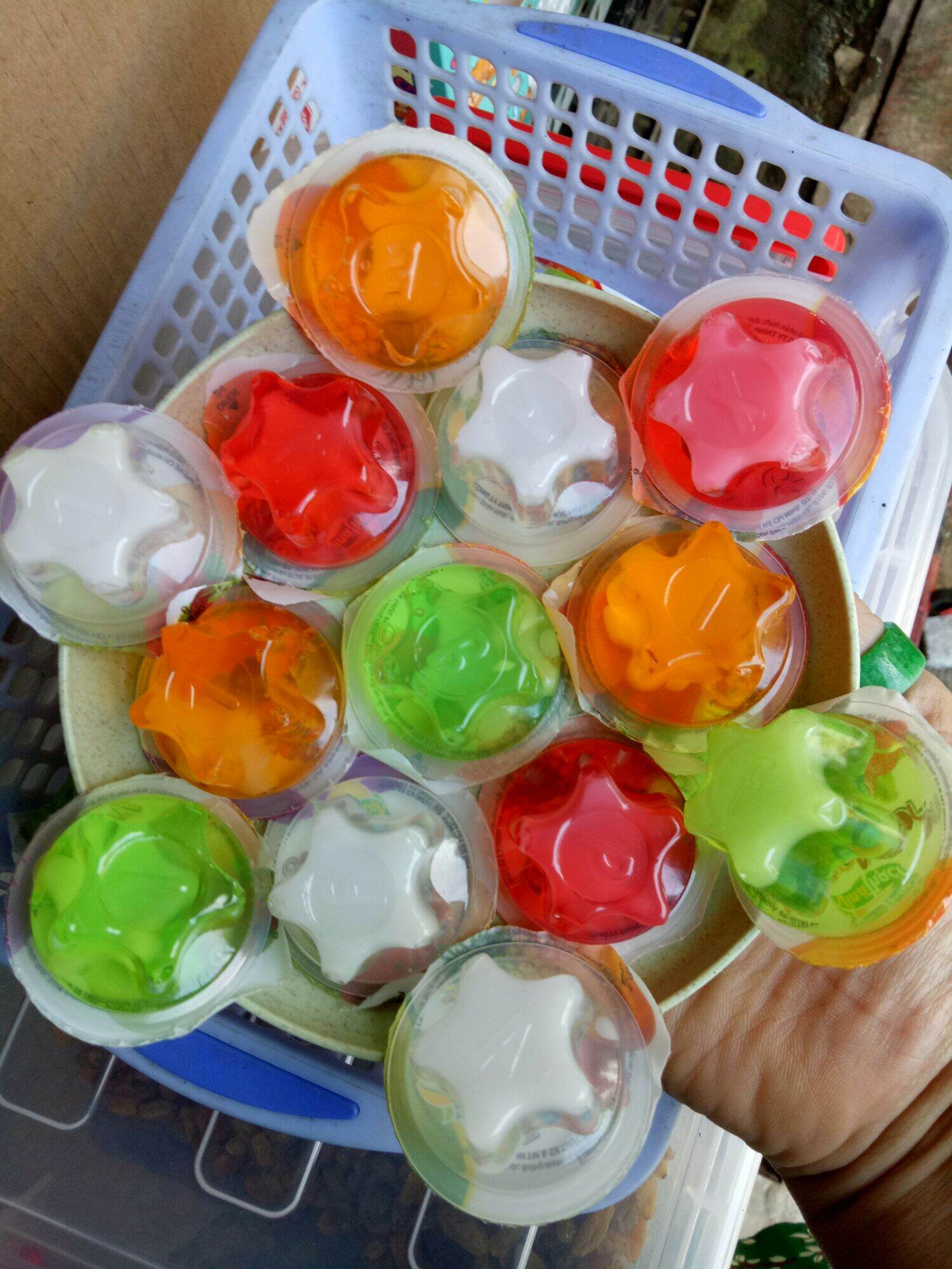 10 hủ thạch rau câu trái trái cây 2 lớp siêu -ngon