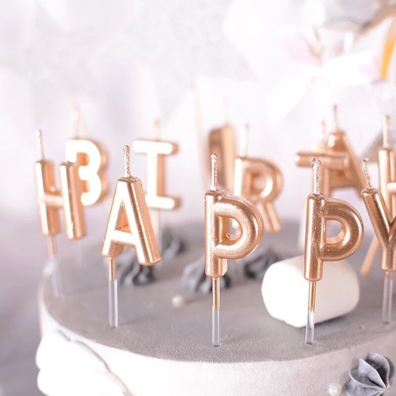 Nến chữ HAPPY BIRTHDAY