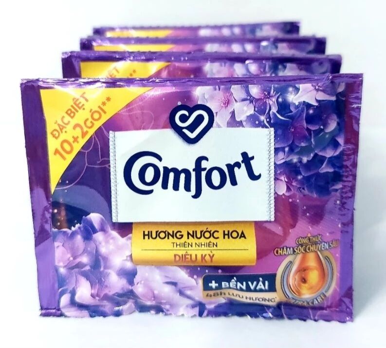 Nước xả vải Comfort nước hoa Bella dây 20ml x 10 gói