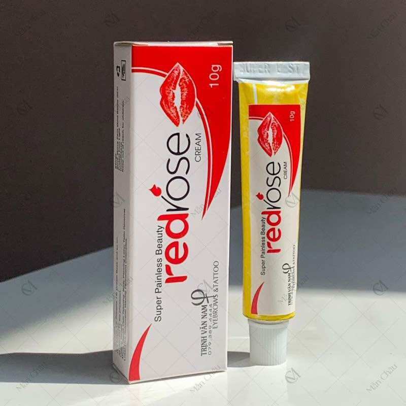 Kem redrose dùng trong phun x.ă.m thẩm mỹ
