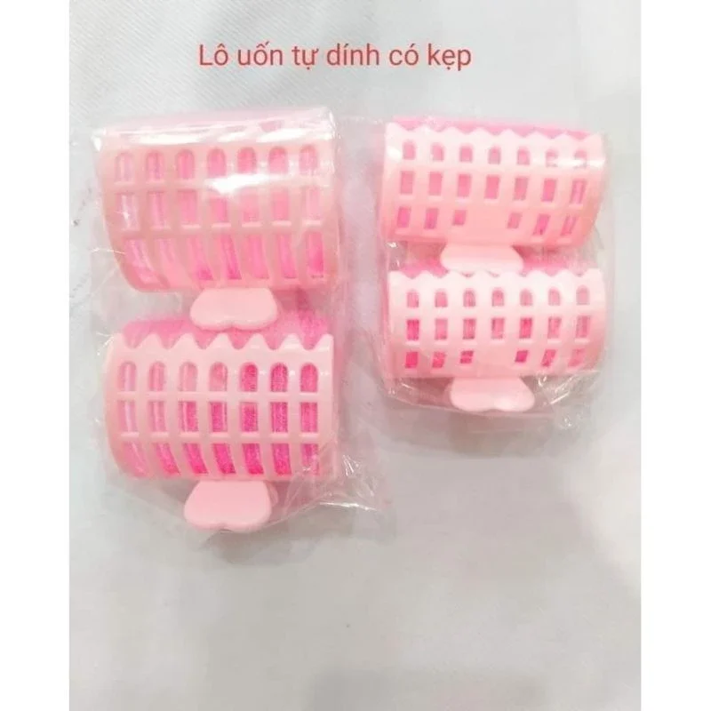 Lô uốn tóc tự dính có kẹp