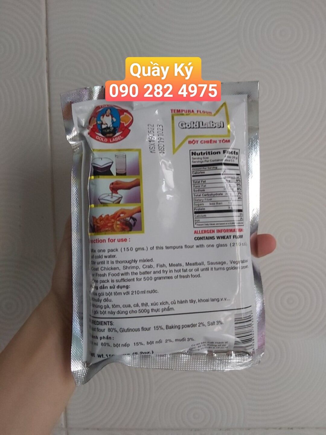 Bột chiên giòn Thái gói 150g