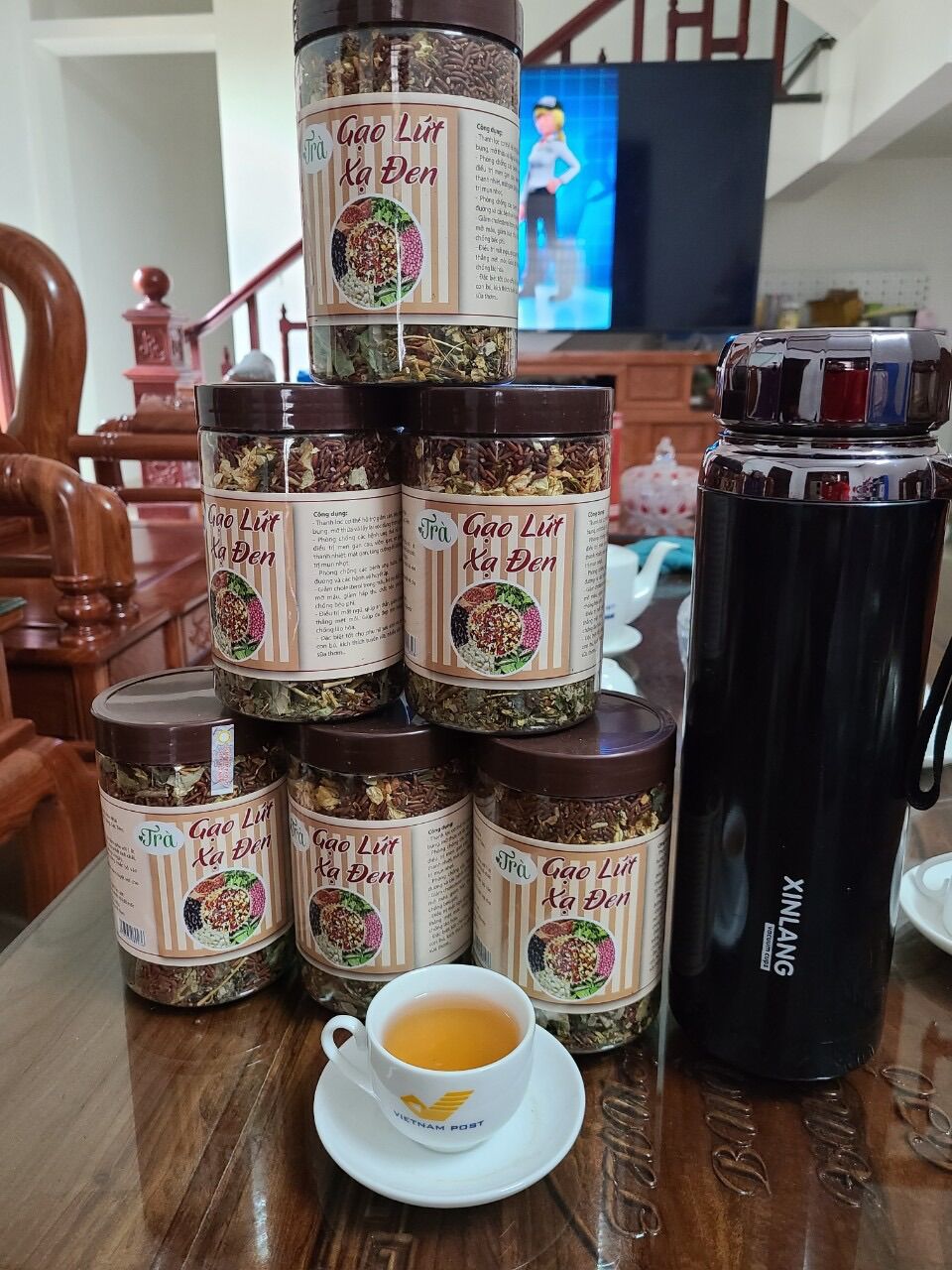 TRÀ GẠO LỨC XẠ ĐEN 500g