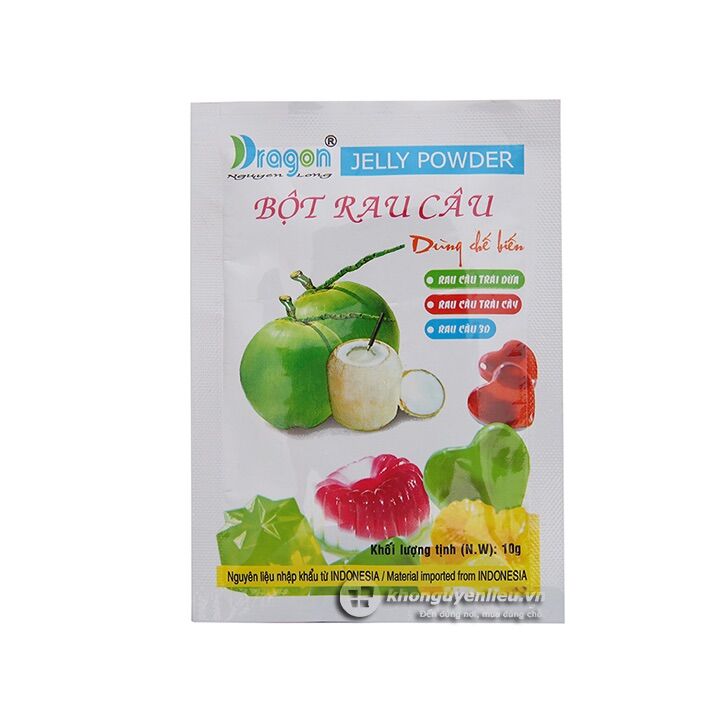 Bột Rau Câu Indonesia hiệu Dragon gói 10gram