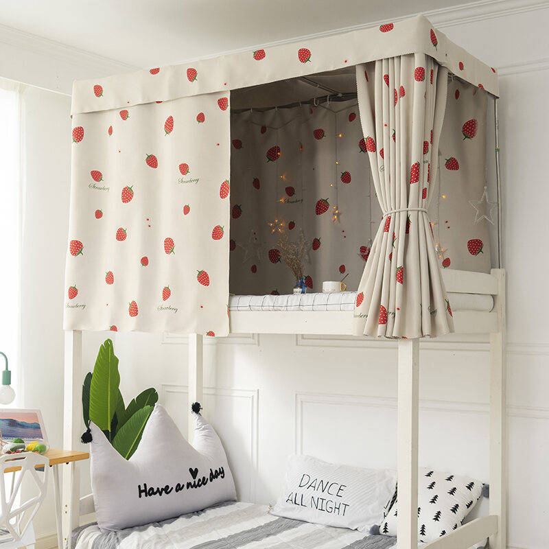 Rèm Giường Phong Cách Công Chúa Dày Dặn Chặn Ánh Sáng Mạnh Áo Drap Giường Tầng Ký Túc Xá Phòng Ngủ Vách Ngăn Riêng Tư Tán