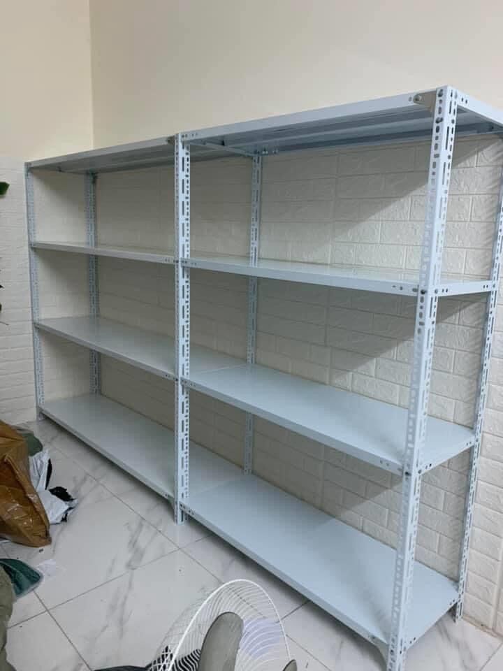 Kệ sắt v lỗ 4 tầng dài 80cm rộng 30cm cao 150