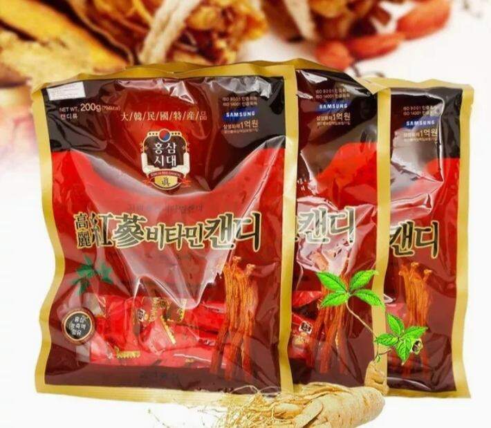 1 viên kẹo sâm đỏ Mỹ