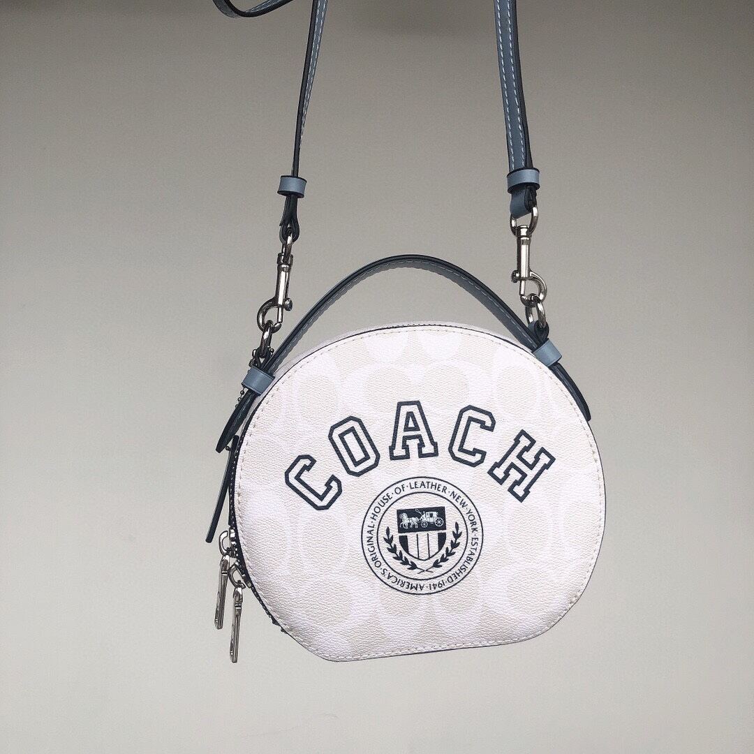 Túi C🅾️ach Top Handle Mẫu dáng tròn xinh xắn