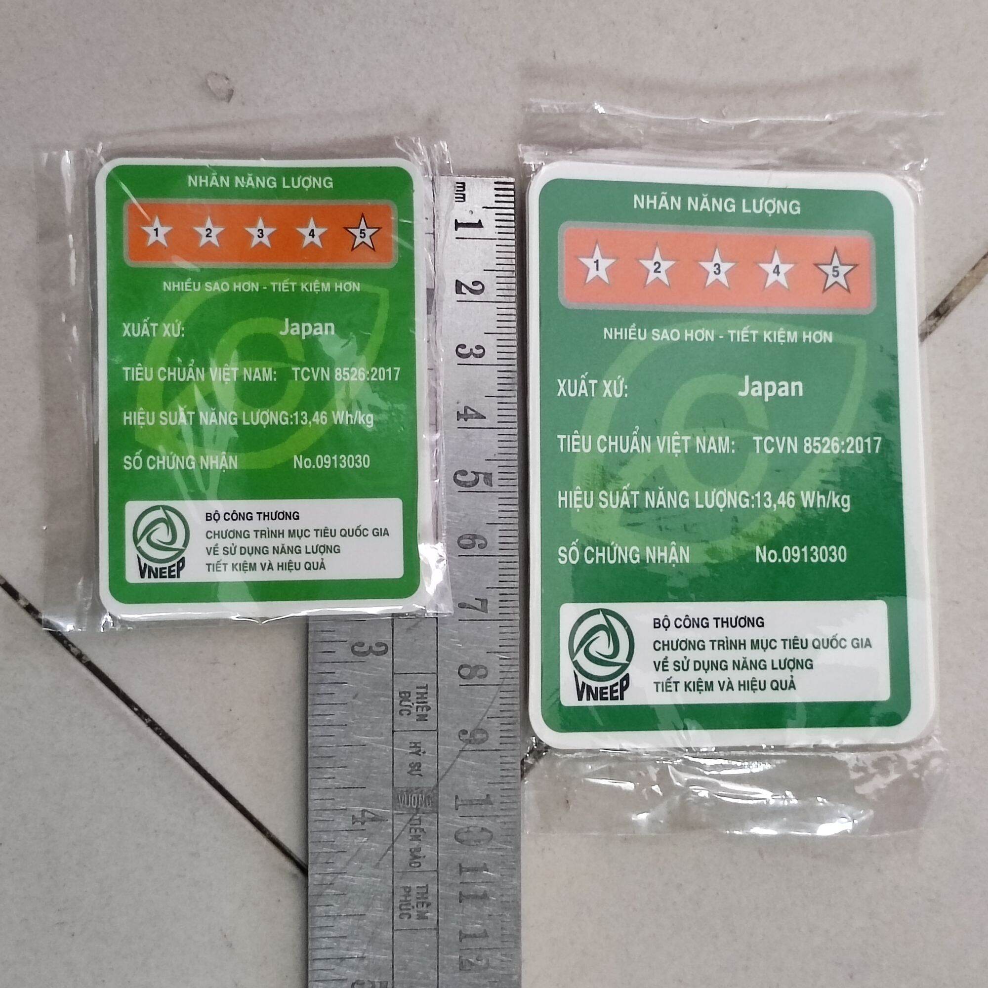 Combo 10 tem dán năm sao japan