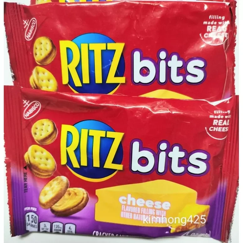 (Nhập Mỹ - Date 15/03/2024) Bánh quy Nabisco Ritz bits đậu phộng