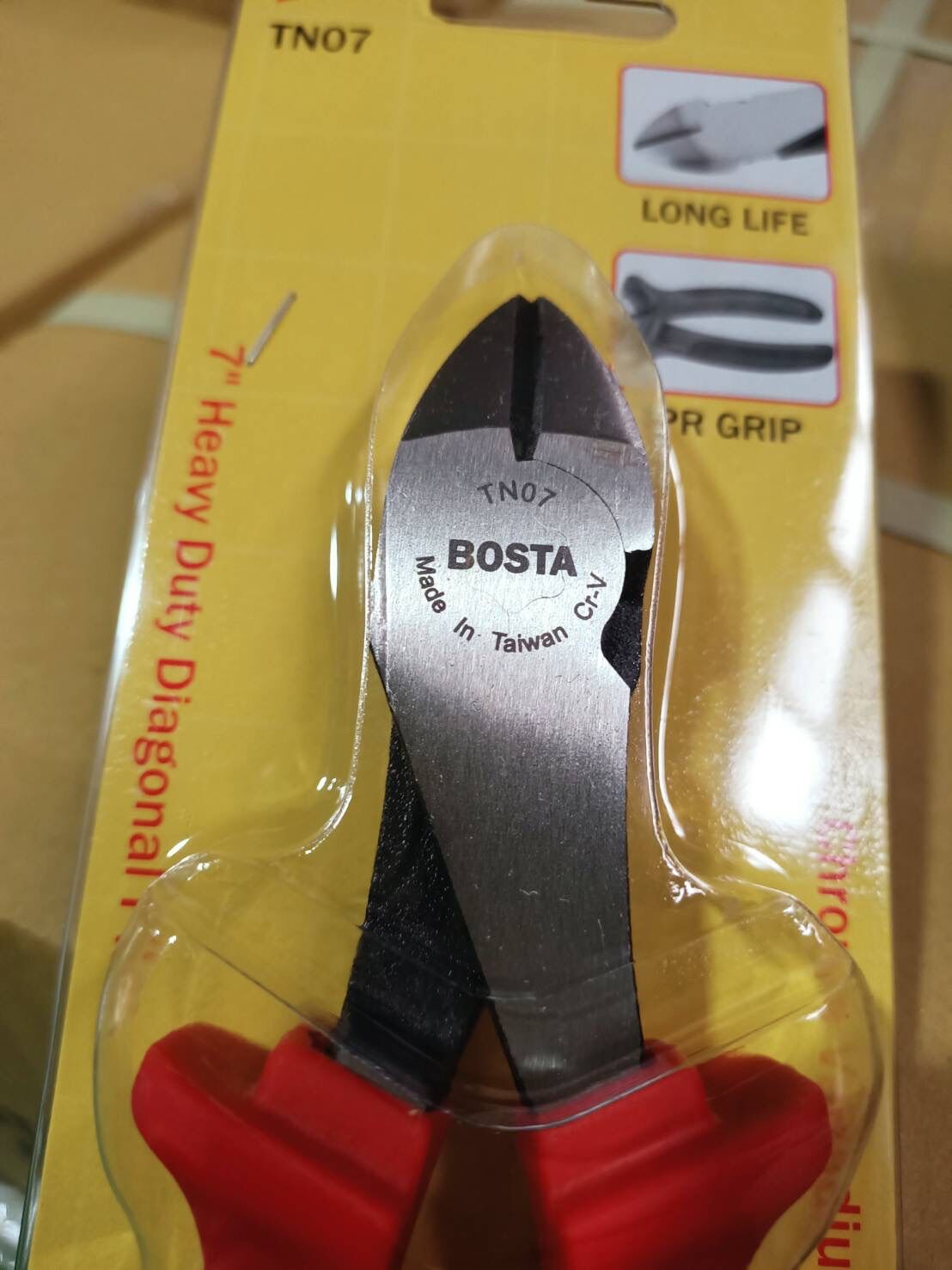 Kìm cắt đầu nặng Đài Loan 7inch-180mm-Hiệu Bosta