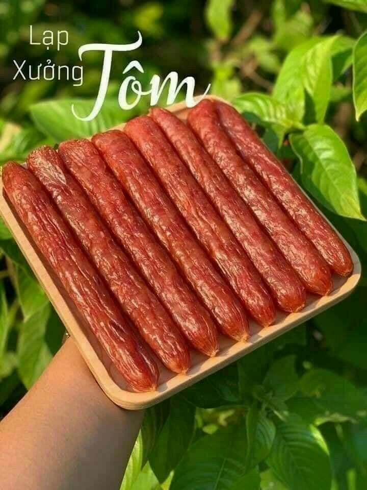 Lạp xưởng tôm loại 1 bịch 500g