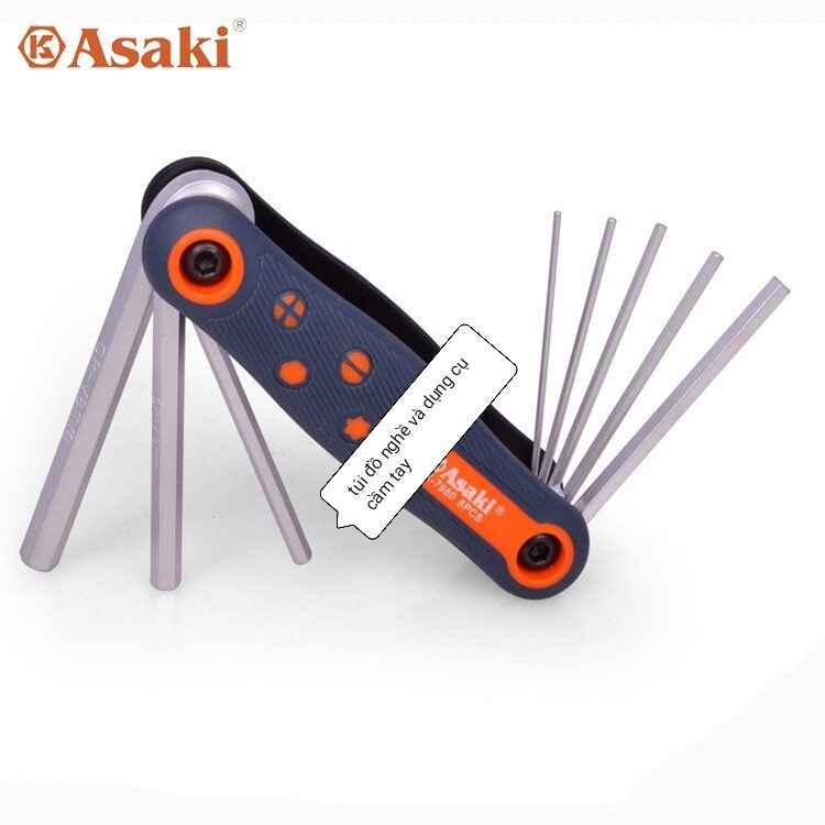 bộ lục giác gấp asaki