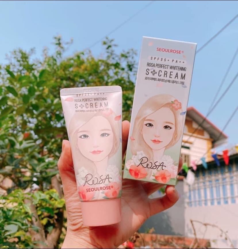 Kem dưỡng trắng chống nắng Seoulrose Rosa Cream