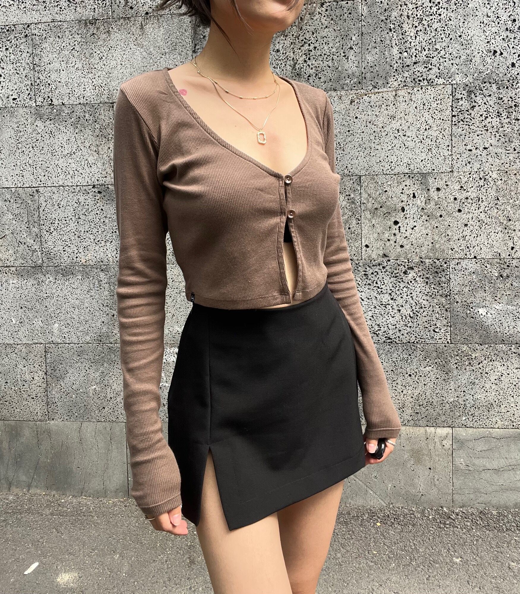 Váy Xẻ Có Quần Trong Slit Skirt