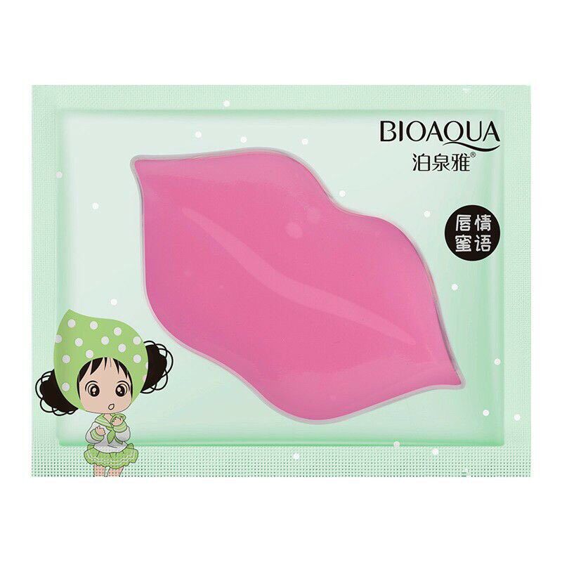 [HCM]COMBO 10 MIẾNG MẶT NẠ MÔI CẤP ẨM BIOAQUA