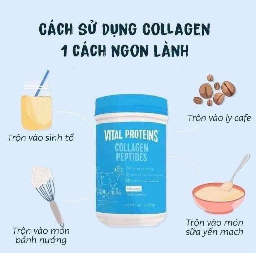 Vital Proteins - Collagen hàm lượng cao dạng bột 567g của Mỹ