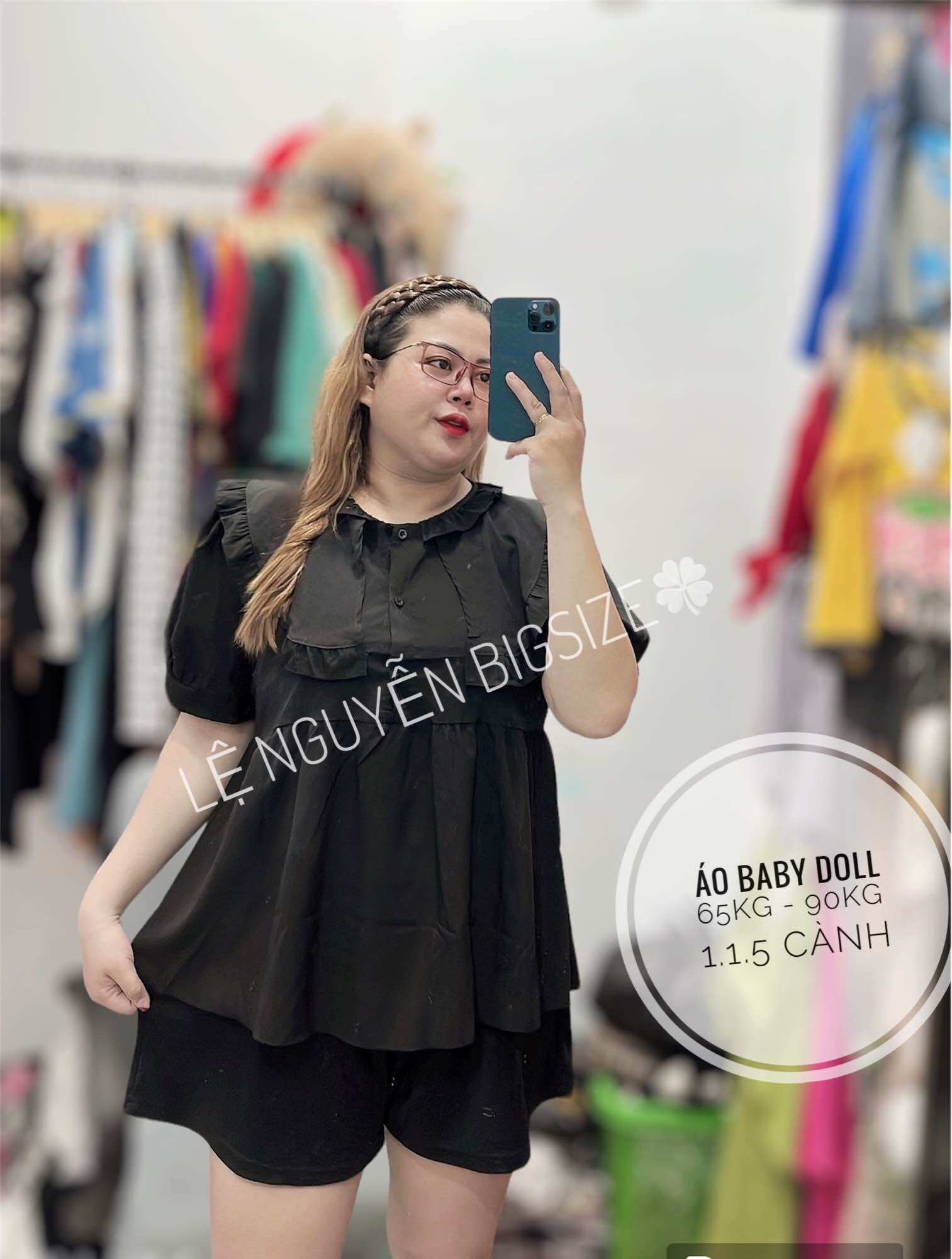ÁO BABY DOLL BIGSIZE 65-90kg