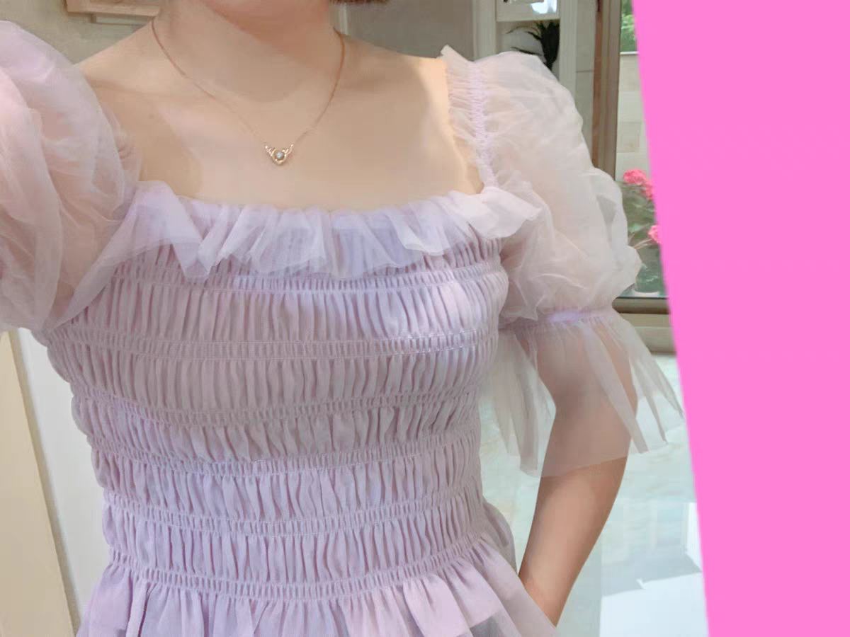 Áo Tay Bồng Vero trắng M