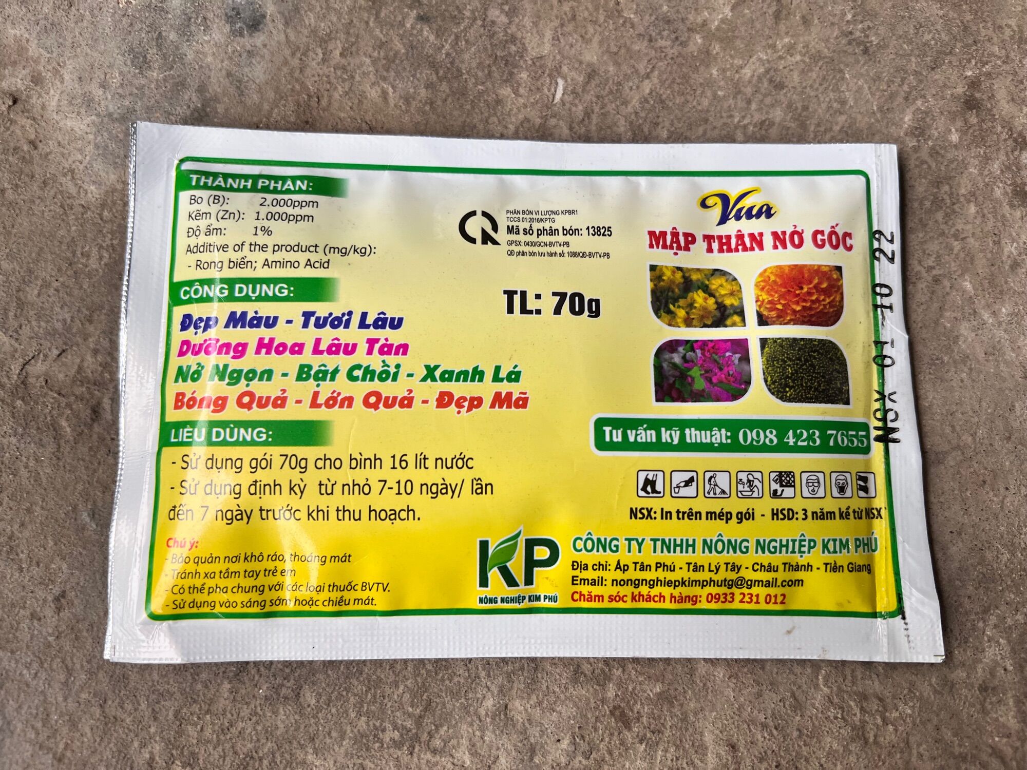 [Combo 5 gói phân bón mập thân nở gốc 70gr] mập đọt xanh cây cực mạnh