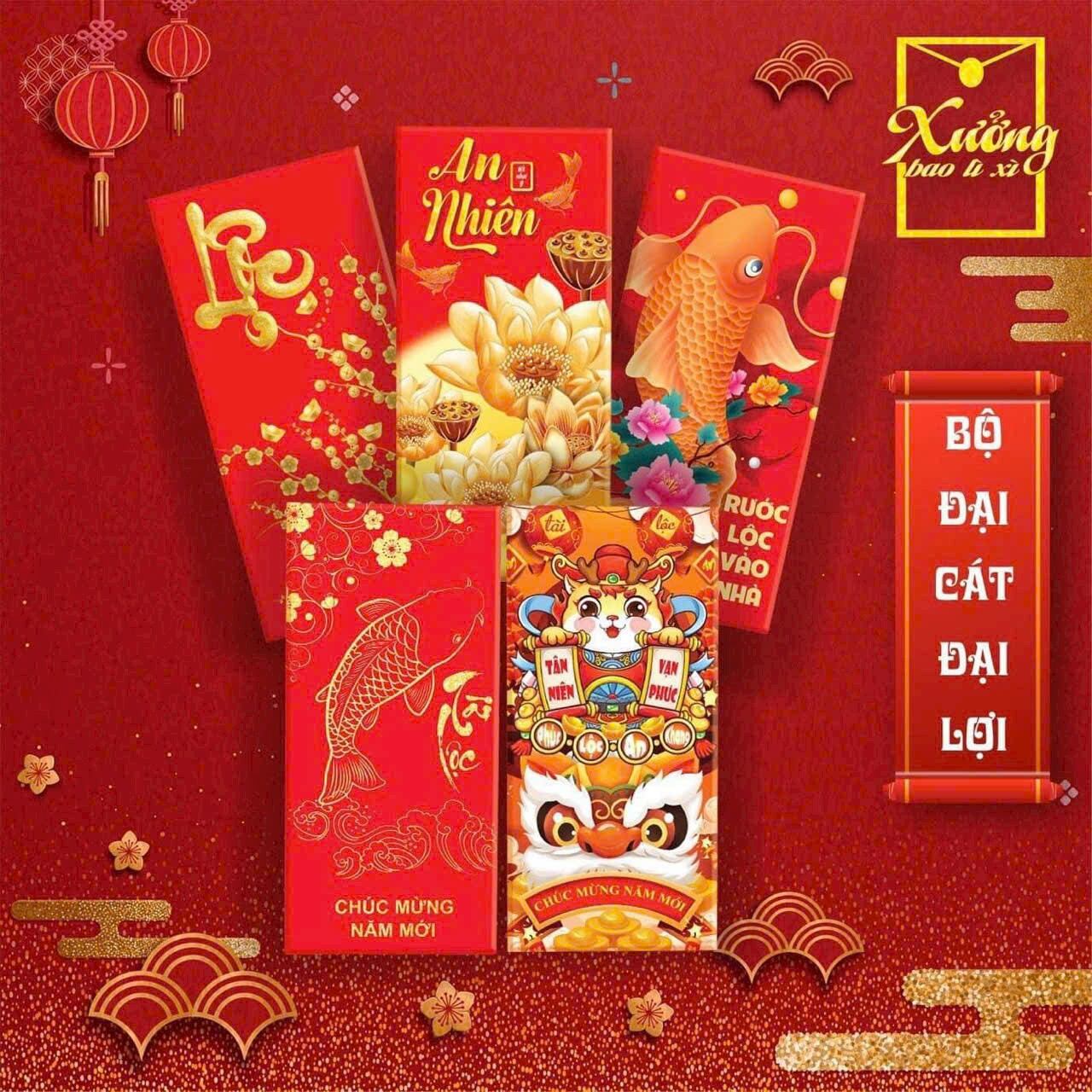 combo 50 bao lì xì tết ( ngẩu nhiên)