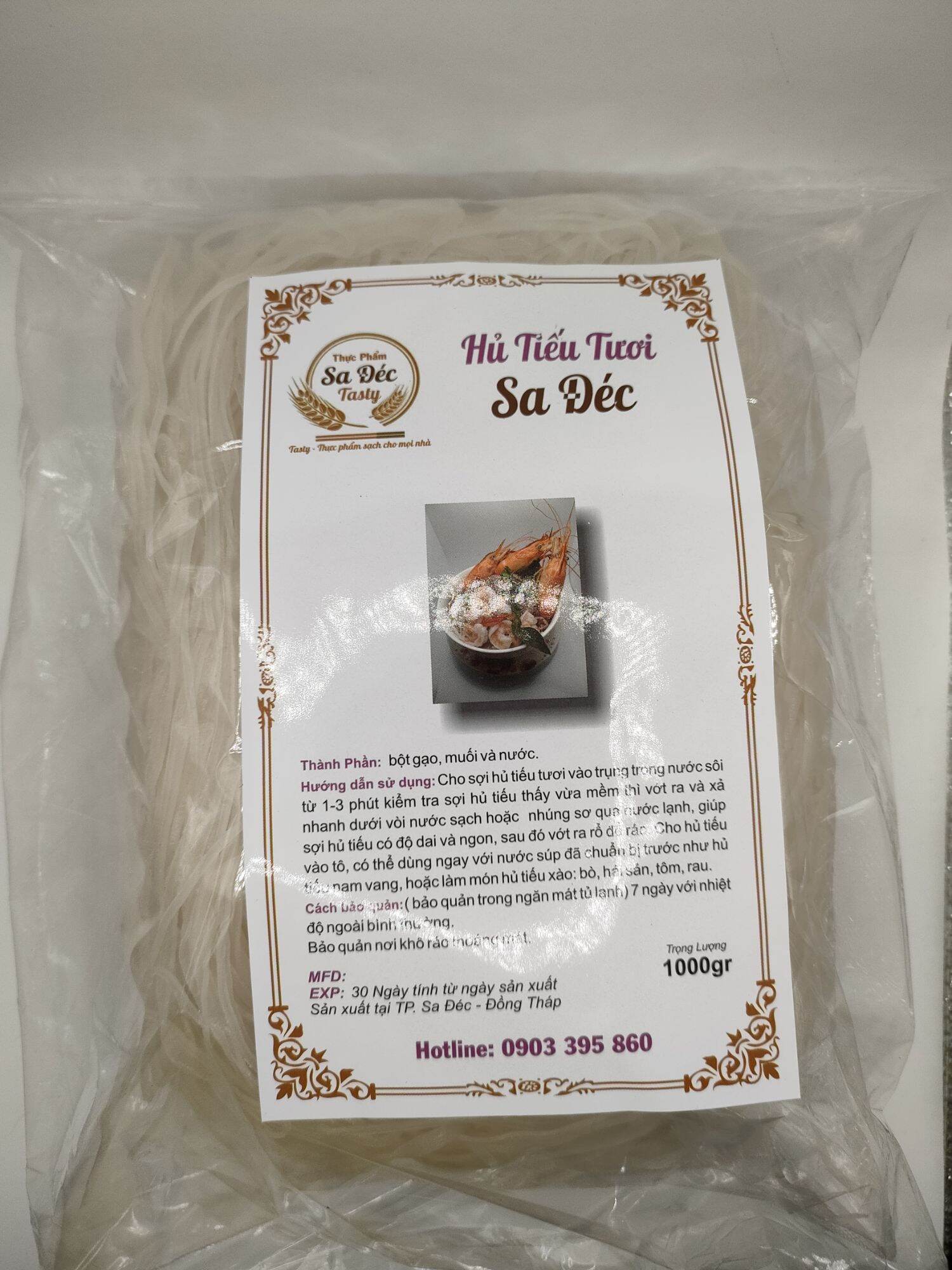 HỦ TIẾU TƯƠI SA ĐÉC 1KG