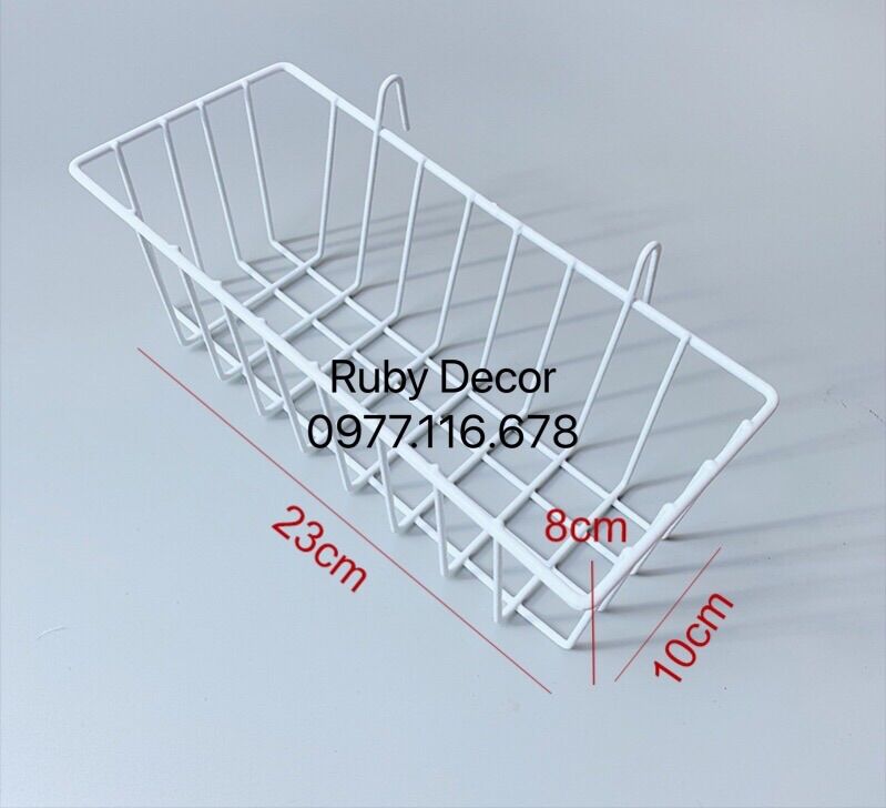 Giỏ lưới treo khung lưới đa năng - decor