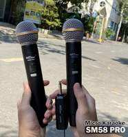 Bộ micro không dây đa năng MT Max SM58 Pro (2 Micro pin sạc)