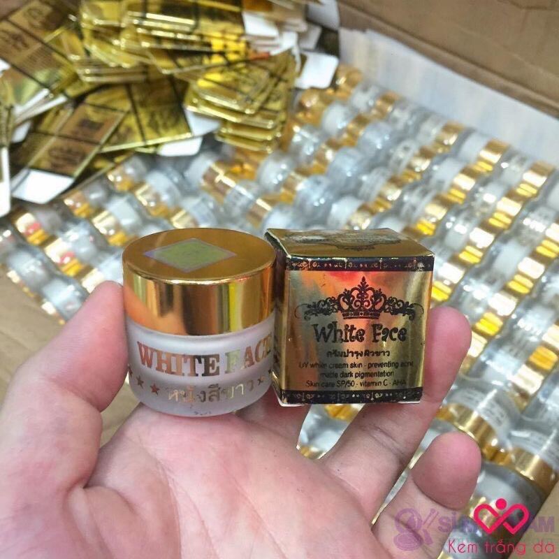 [HCM]Kem Siêu Dưỡng Trắng Da Mặt White Face Thái Lan - DC