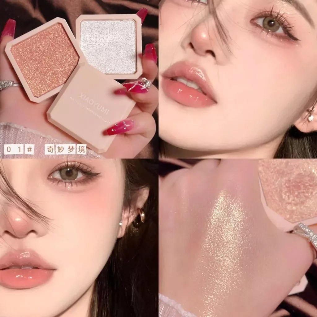 nhũ bắt sáng highlight 2 tầng.