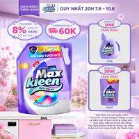 Túi Nước Giặt Xả MaxKleen Giữ Màu Tươi Mới Hương Khu Vườn Tuyệt Sắc 3kg/Túi