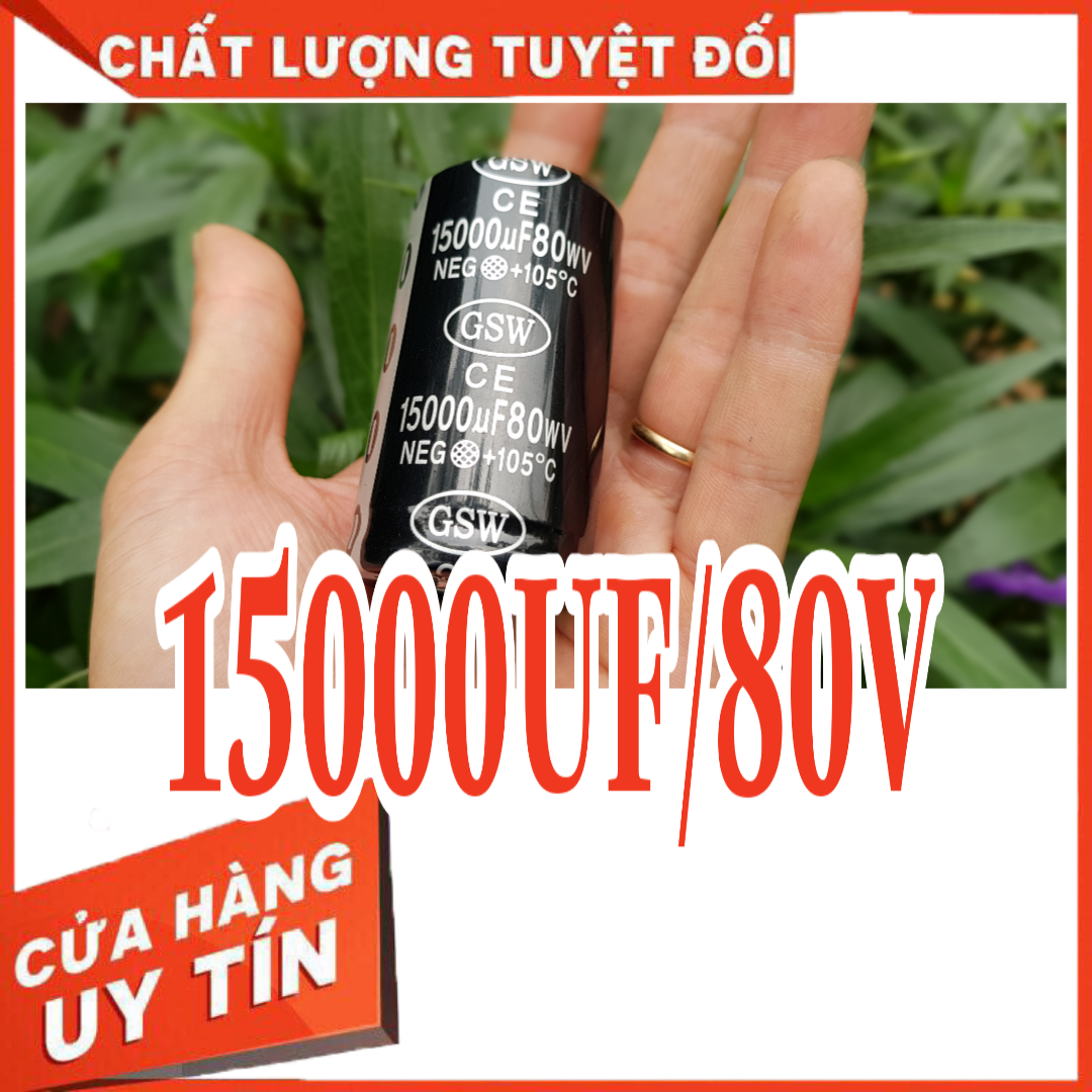 Tụ lọc nguồn 10000uf/80v gsw