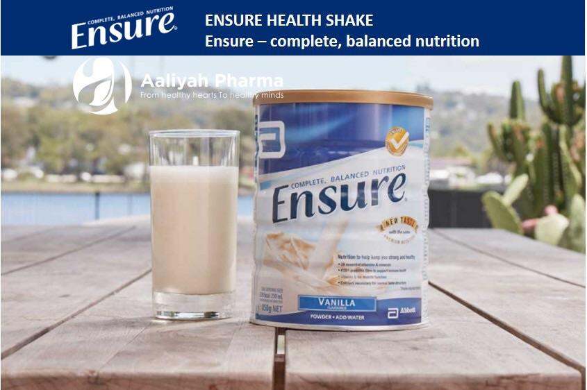 Sữa Ensure Úc 850g dành cho người trưởng thành, người già yếu, người cần phục hồi sức khỏe