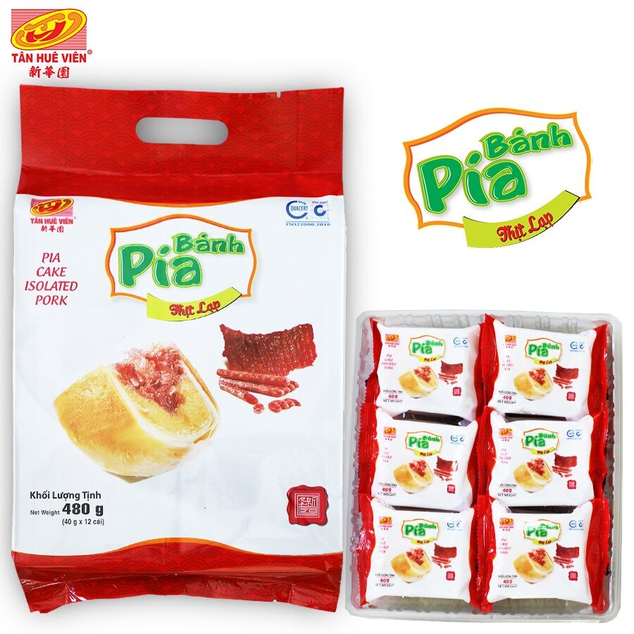 Bánh pía thịt lạp Tân Huê Viên 480g