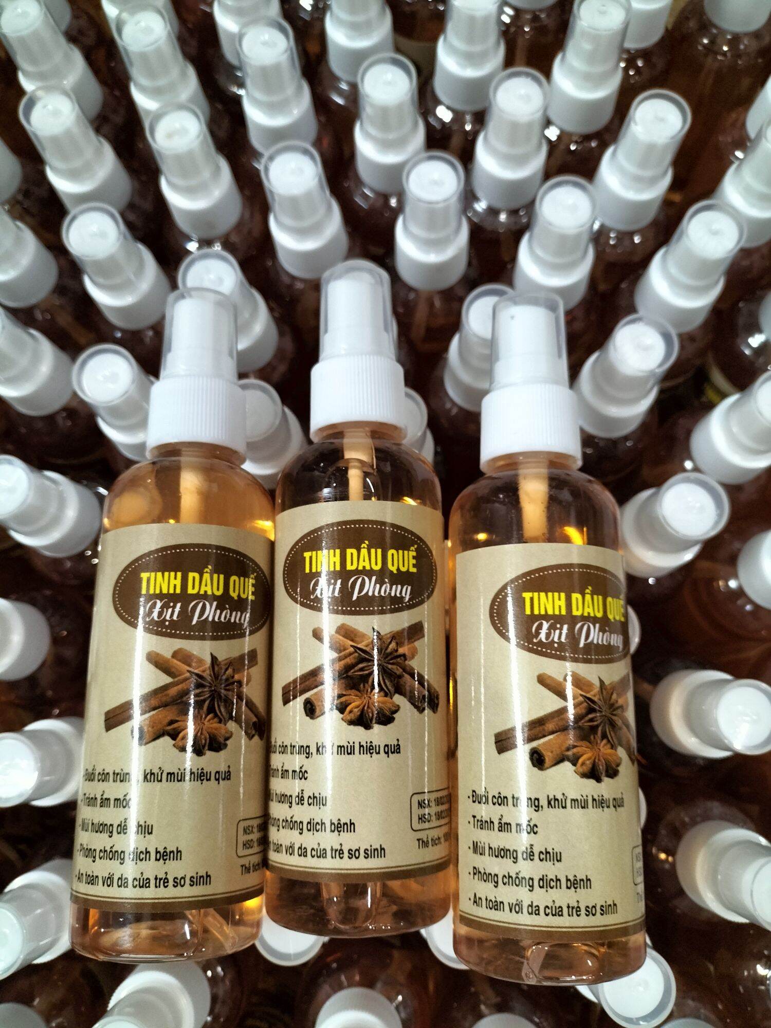 tinh dầu xịt phòng hương quế 100ml
